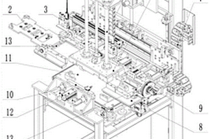 锂电池箱上盖自动装备机构