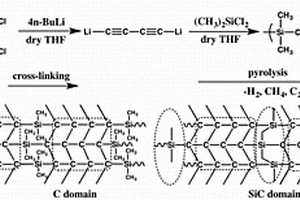 聚合物前驱体转化Si/C锂离子电池负极材料及制备方法