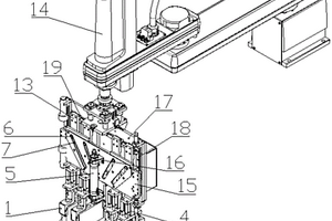用于锂电池夹取变距的机械手装置
