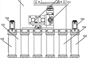 圆形锂电池外壳输送线的对接高度变更组件