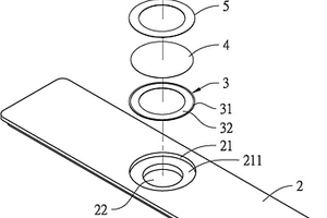 锂电池芯泄压结构