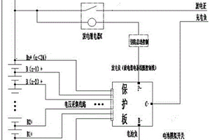 低速车锂电电源系统保护及控制结构