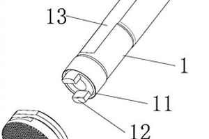 锂电池测试探针针头的连接结构