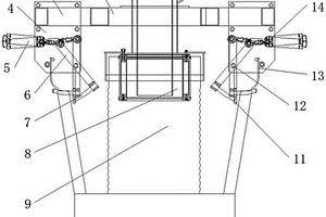 锂电材料包装一体机的大包装夹袋机构