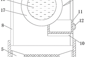 锂电池正极材料生产用粉碎机料仓振动筛安装结构