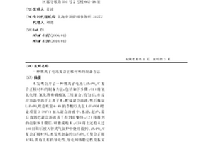 锂离子电池复合正极材料的制备方法