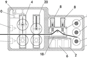 锂电池极片热辊压装置