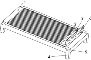 方型锂离子电池化成用插片托盘