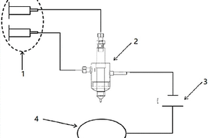 同轴共喷纺制备锂离子复合隔膜的装置和方法
