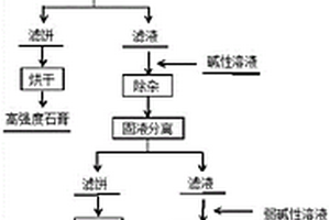 固体锂矿中和工艺的石膏尾矿处理方法