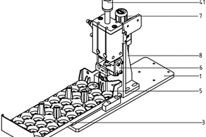 圆柱锂电池模组的铝片压入装置