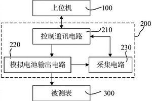 一次性锂电池模拟装置