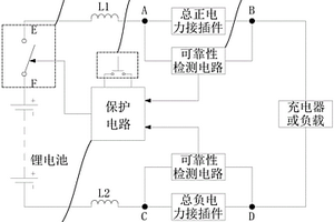 低压锂电池电力接插件可靠性检测及保护装置