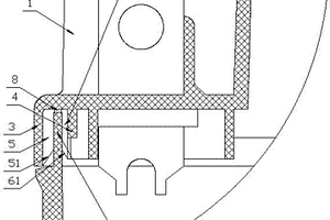 用于锂离子电池的壳盖结构