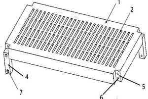 方型锂离子电池化成用双面托盘