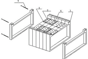 动力锂离子电池基础模块的多极化连接装置