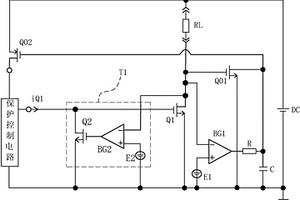 开关晶体管压降保持电路及应用该压降保持电路的锂电池保护电路