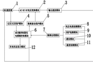 新型多串锂电池四段恒压电流主动控制充电系统