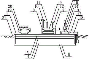 锂电供电的带气象观测设备的水上无人机停机平台
