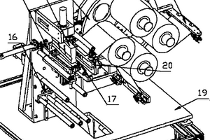 锂电池的电芯叠片机及隔膜放卷装置