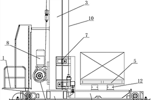 用于锂电池原材料存取的无天轨堆垛机
