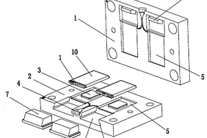 锂电池模具及低压注塑方法