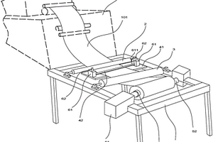 锂电池涂布烘干后的收卷机构