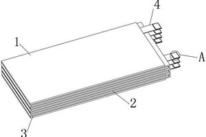 叠片充电锂离子电池结构