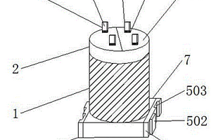 圆柱形锂离子电池极片安装结构