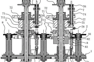 圆柱型锂电池端部集流柱的外卷平压机构