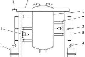 具有快速降温功能的锂电池负极材料生产炉