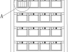 用于锂电池充放电的多层式分容柜