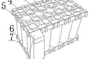 可调式锂电池组支架