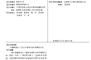 铝酸锂晶片上生长非极性GaN厚膜的方法