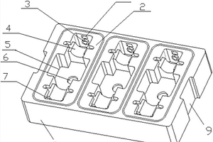 用于圆柱锂离子电池氦检的托盘