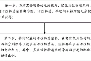 特殊结构的锂离子电池极片的制备方法