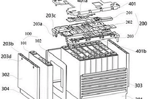 通用型锂电池电池模组结构