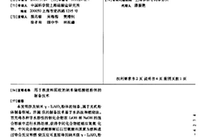 用于核废料回收的纳米偏铝酸锂粉体的制备技术