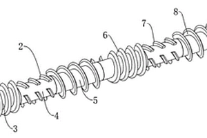 用于制备锂电池浆料的新型输送螺杆