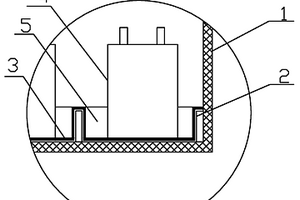防止聚合物锂离子电池底角裂的中转装放盘