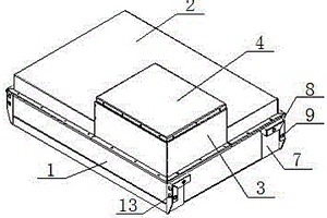 叉车用大规格锂电池模组电箱