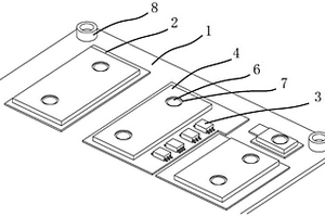锂电池保护板MOS开关的汇流导热集成装置