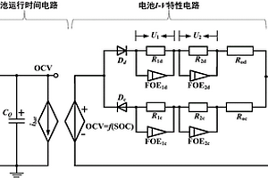 锂电池分数阶变阶等效电路模型