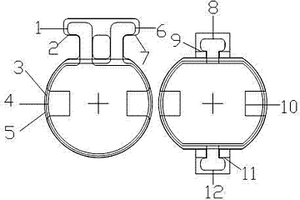 锂离子扣式电池叠片定位方法