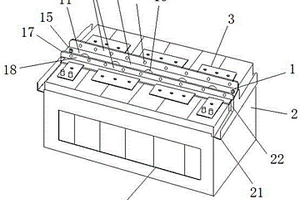 基于方形锂离子电池组的正放保护支架