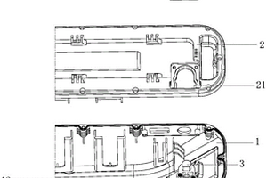 带车锁的锂离子电池防水结构