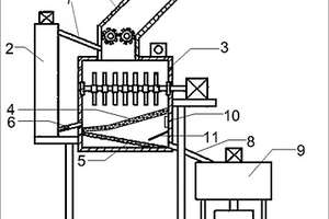 锂离子电池负极材料粉碎收料装置