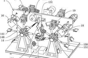 基于旋转式机械臂的锂电池叠片机