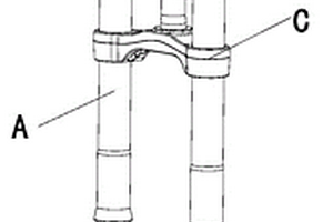 锂电池电动车倒置前叉