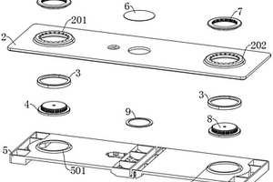 锂电池极简盖板机构